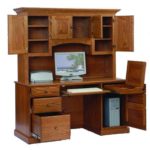 Computer Desk with Hutch to Store All the Items for You