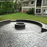 Stamped Concrete Patio for a Perfect Coloring of the Patio Floor