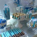 : sweet sixteen decorations in blue