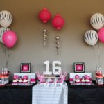 : sweet sixteen table decorations