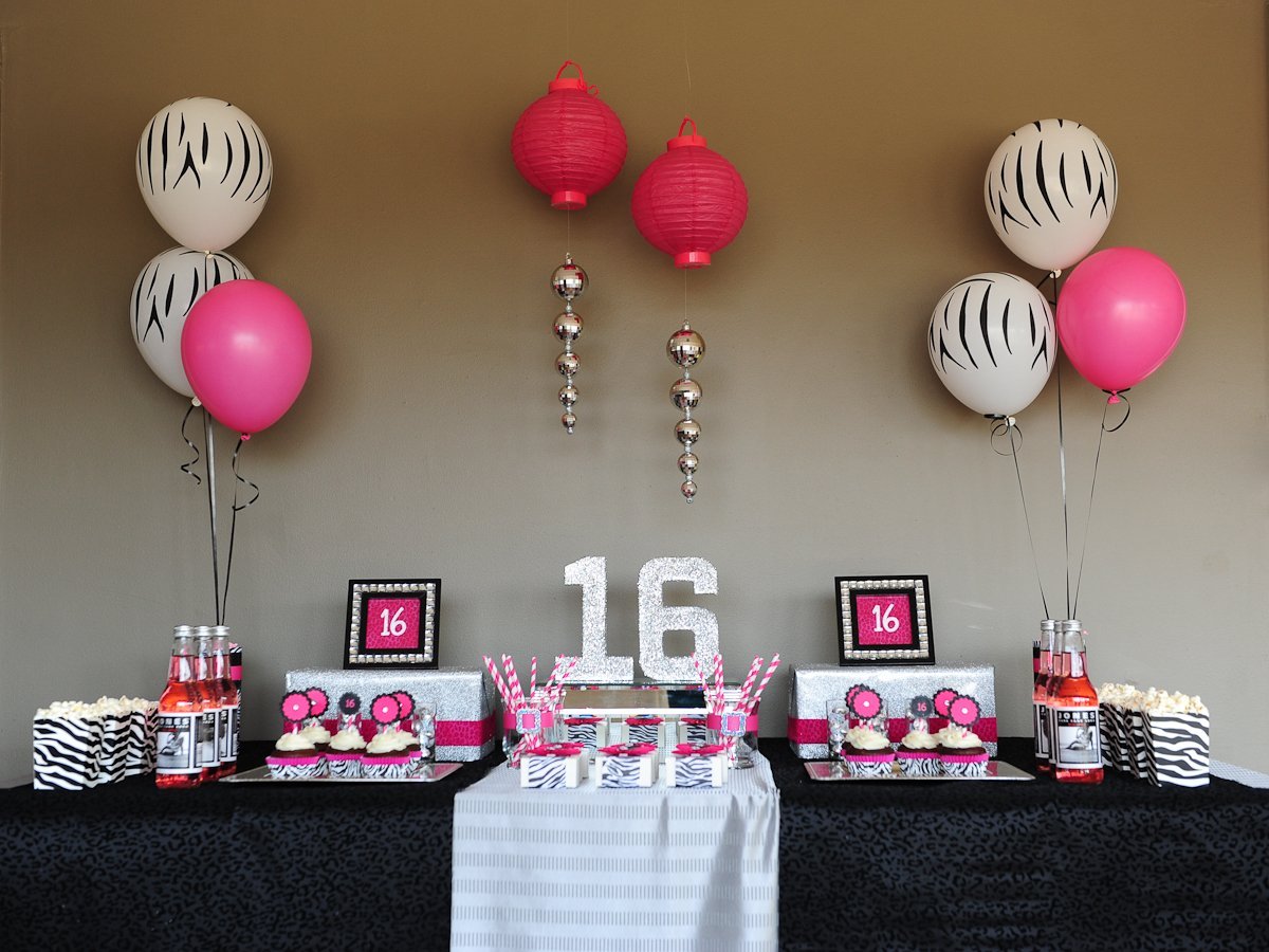 Sweet sixteen decorations for your amazing party