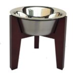 : wooden raised dog bowl stand suitable combined add raised feeding bowls for dogs